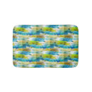 Search for abstract bath mats Blue