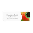 Search for music return address labels Red