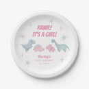 Search for girl dinosaur plates T rex