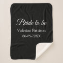 Search for wedding date blankets Calligraphy typography elegant