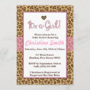 Search for cheetah print invitations Safari
