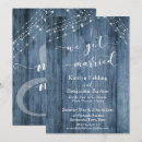 Search for we got married invitations Rustic