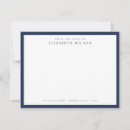 Search for corporate note cards Navy blue