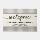 Search for farmhouse doormats Gingham