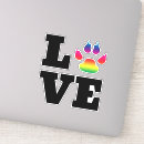 Search for rainbow paw stickers Pride