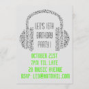 Search for dj birthday invitations Music