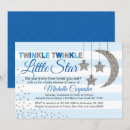 Search for twinkle twinkle little star baby boy shower invitations Moon