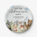 Search for pine trees paper plates Baby shower