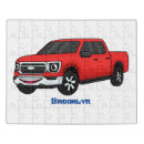 Search for red truck puzzles Vehicle