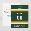 Search for football jersey invitations Number