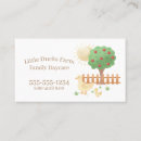 Search for duck business cards Babysitter