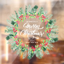 Search for christmas window decals Greenery