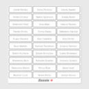 Search for guest name stickers Minimalist