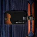 Search for guitar luggage tags Black and white