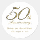 Search for 50th anniversary envelope seals Golden