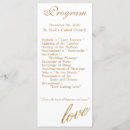 Search for gold foil wedding programs Formal