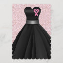 Search for breast cancer pink ribbon invitations Elegant