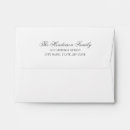 Search for thank you note envelopes Return address