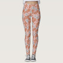 Search for retro leggings Retro floral pattern
