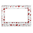 Search for red hearts love valentine picture frames White