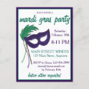 Search for mardi gras ball invitations Carnival