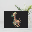 Search for giraffe christmas cards Funny