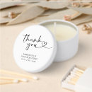 Search for thank you candles Typography