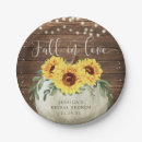 Search for sunflower paper plates Bridal shower