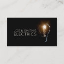Search for electrician business cards Light