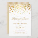 Search for confetti wedding invitations Gold foil
