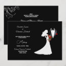 Search for silhouette wedding invitations Classy