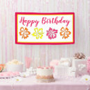 Search for happy birthday flowers banners Tropical