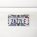 Search for british license plate frames Union jack