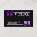 Search for press reporter business cards Writer