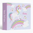 Search for unicorn binders Rainbow