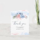 Search for beach wedding thank you cards Dusty blue