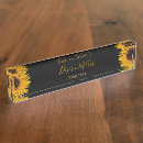 Search for sunflower name plates Yellow