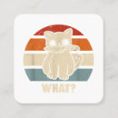 Search for funny cat business cards Meow