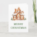 Search for gingerbread christmas cards Holiday season