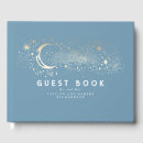 Search for stars wedding guest books Celestial