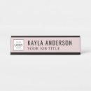 Search for pink name plates Your logo here