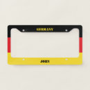 Search for german flag license plates Gold
