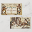 Search for alice in wonderland business cards Vintage