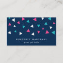 Search for triangle business cards Modern