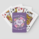 Search for 80th birthday playing cards Eighty