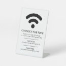 Search for guest wifi signs Black