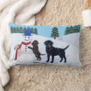Search for black lab christmas pillows Cute