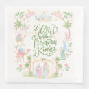 Search for christian christmas napkins Jesus