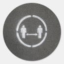 Search for social distancing stickers Coronavirus