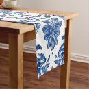 Search for vintage blue and white table runners Flowers